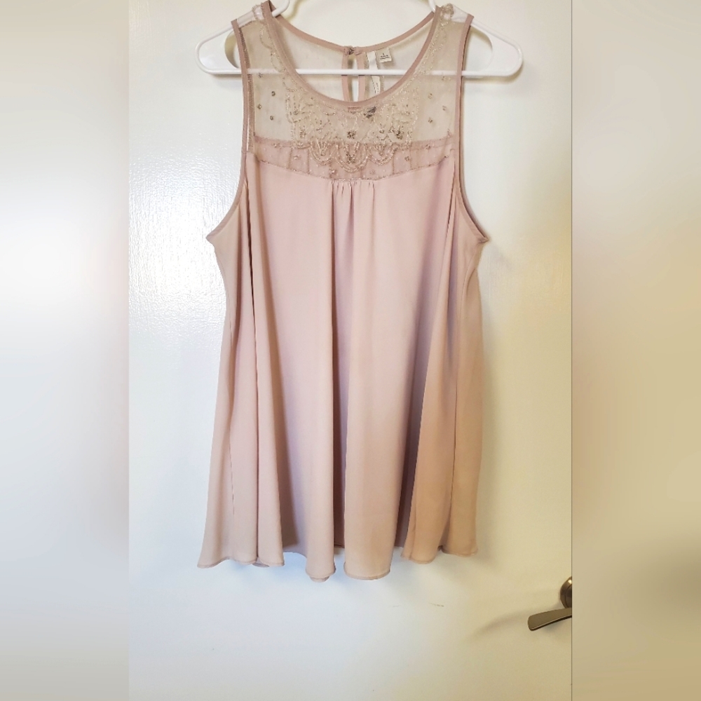 Beaded Lauren Conrad Top
